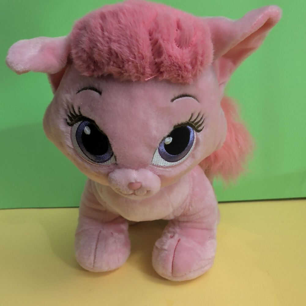Build A Bear PINK KITTY CAT Disney Princess Aurora Palace Stuffed Plush 13"